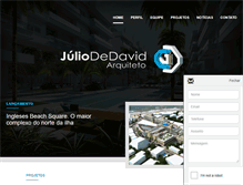 Tablet Screenshot of juliodedavid.com